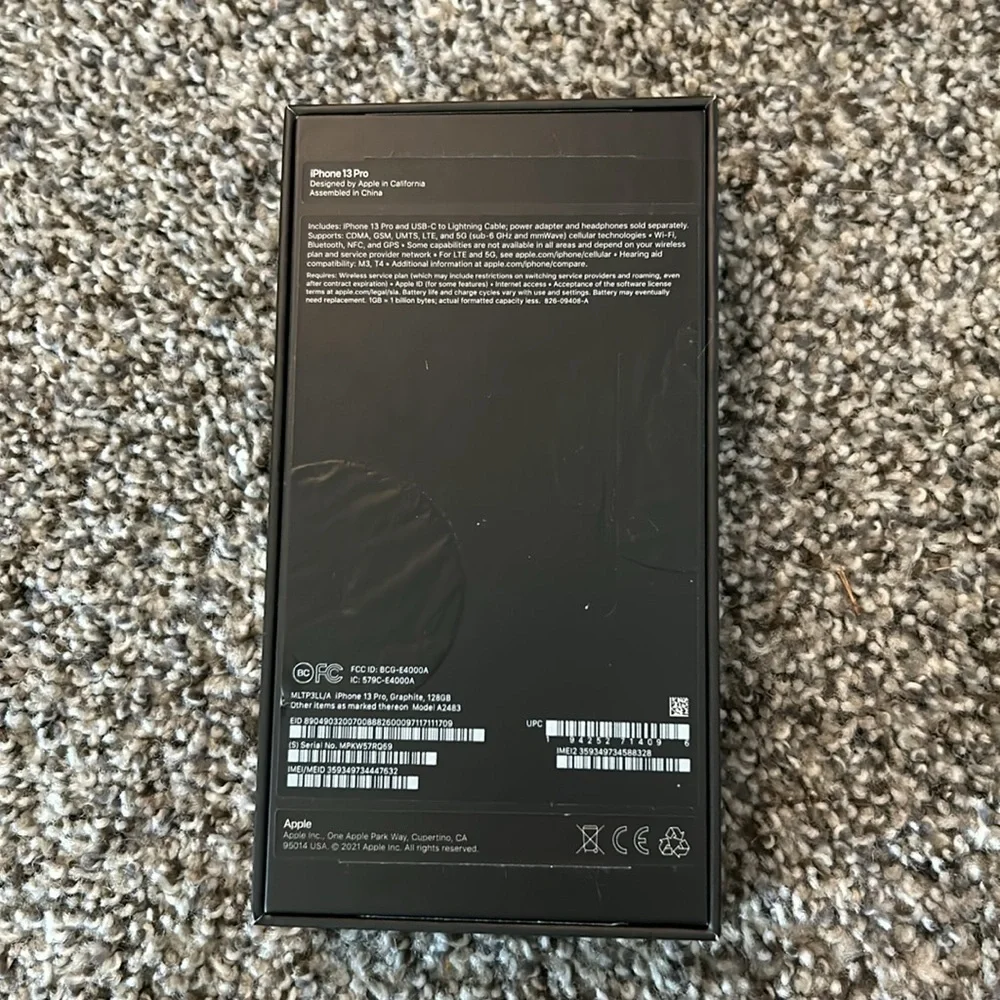 IPONE 13 PRO Empty Box